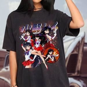 Retro Anime Sailor Moon Mars Birthday Gift For Girl Tee Unisex Tshirt